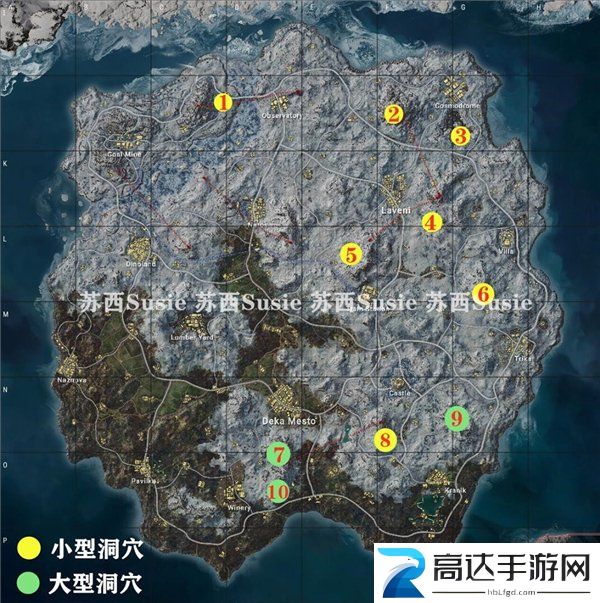 绝地求生维寒迪北极熊洞穴位置介绍 寒迪北极熊洞穴在哪