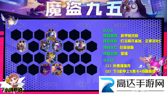 云顶之弈s8魔盗九五阵容怎么搭配s8魔盗九五阵容最强搭配推荐