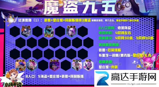 云顶之弈s8魔盗九五阵容怎么搭配s8魔盗九五阵容最强搭配推荐