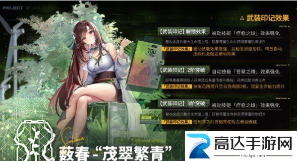 少女前线云图计划薮春茂翠繁青武装印记效果详细介绍