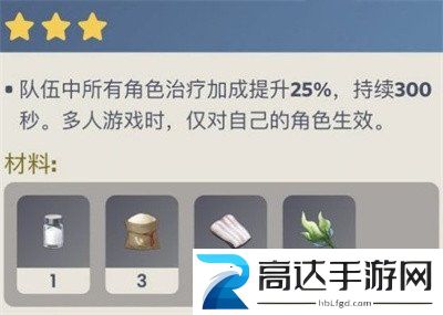 原神流浪者特色料理详细介绍 原神流浪者特色料理攻略分享