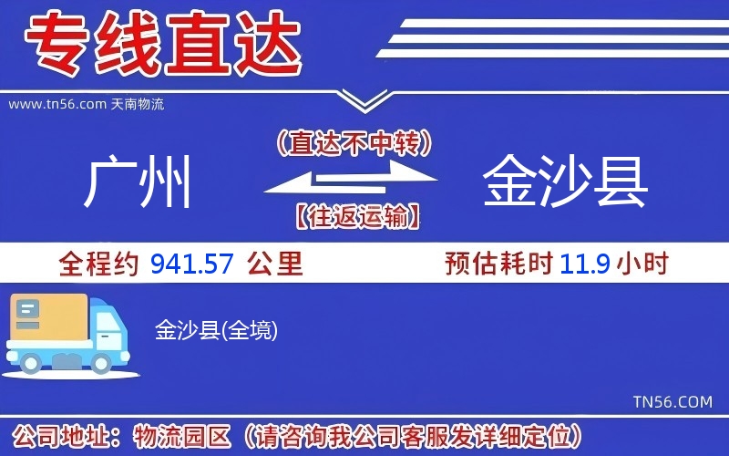 昭通到金沙县物流公司