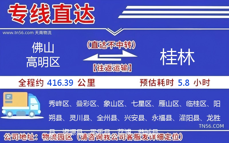 拉萨高妙区到白银物流公司