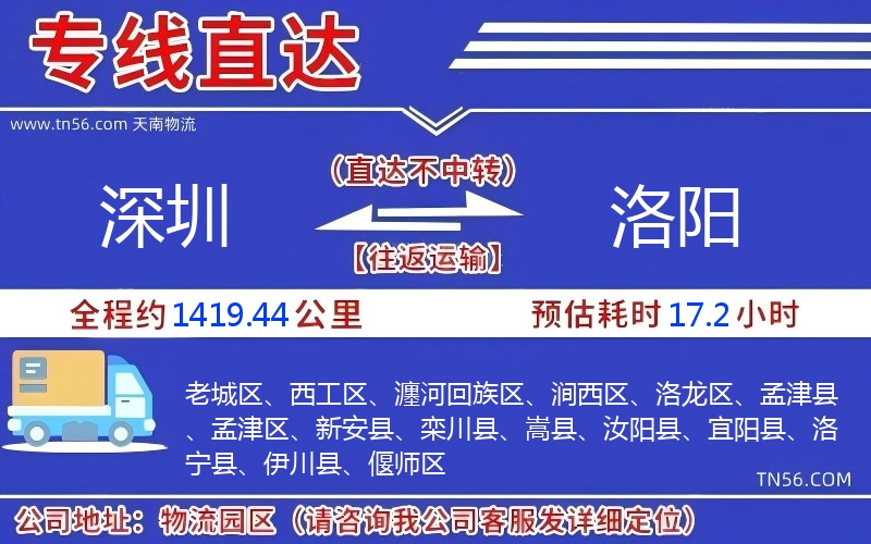 丽江到洛阳物流公司