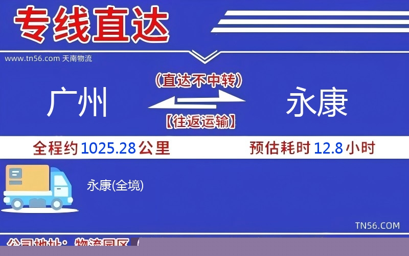 昭通到永康物流公司