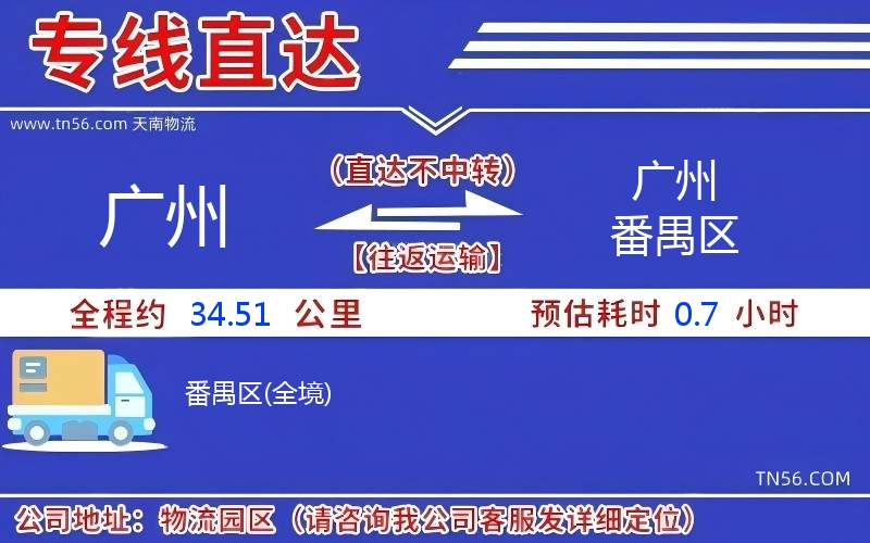 昭通到昭通番禺区物流公司