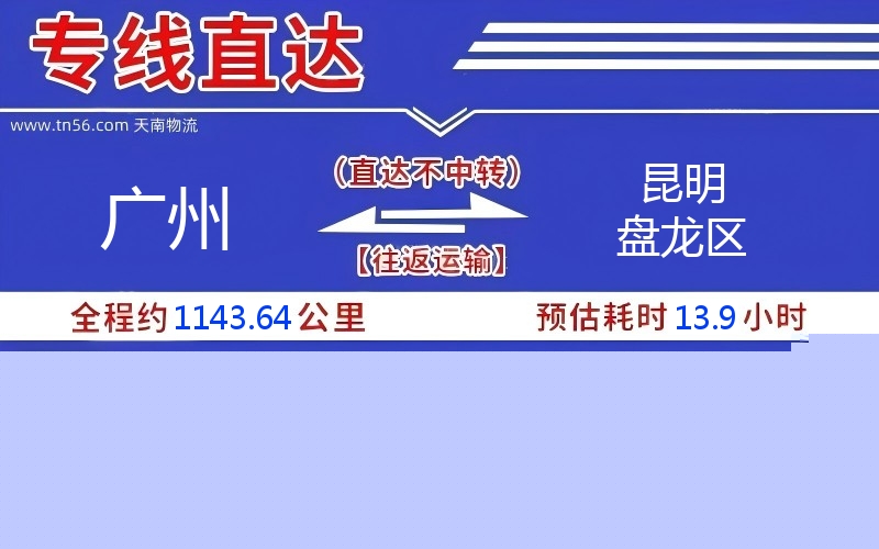 昭通到昆明盘龙区物流公司