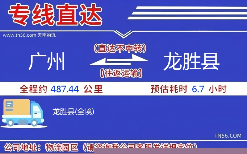 昭通到龙胜县物流公司