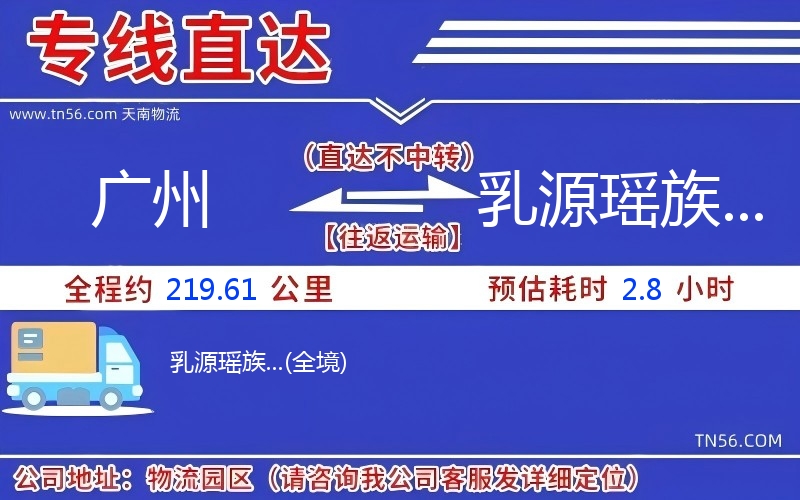 昭通到乳源瑶族...物流公司