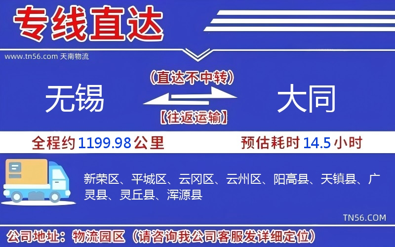 三门峡到包头物流公司