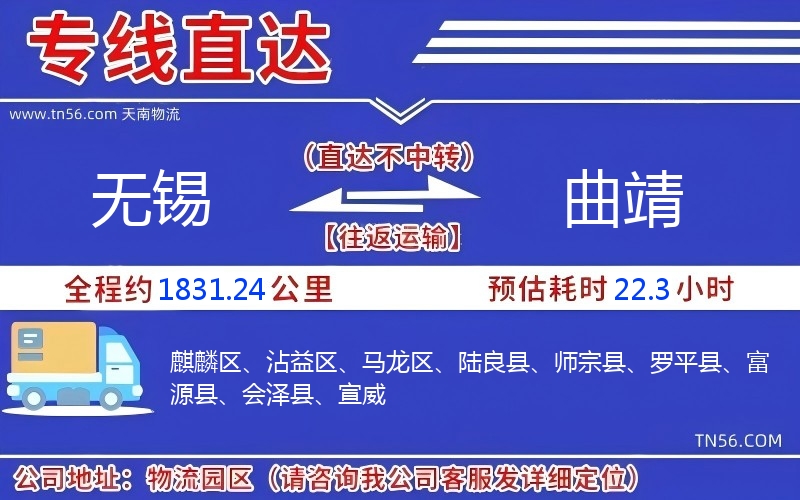 三门峡到曲靖物流公司