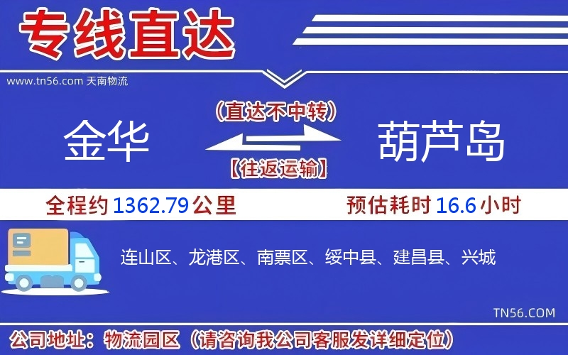 长沙到葫芦岛物流公司