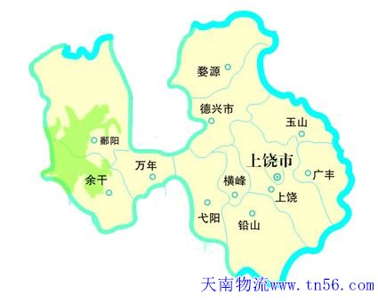 汉中到保山物流地图