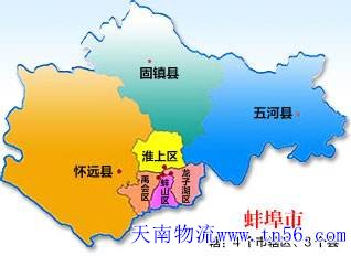 汉中到张家界市物流地图