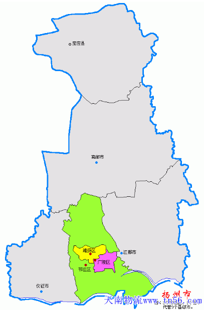 汉中到十堰市物流地图
