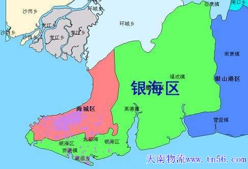 汉中到武威市物流地图