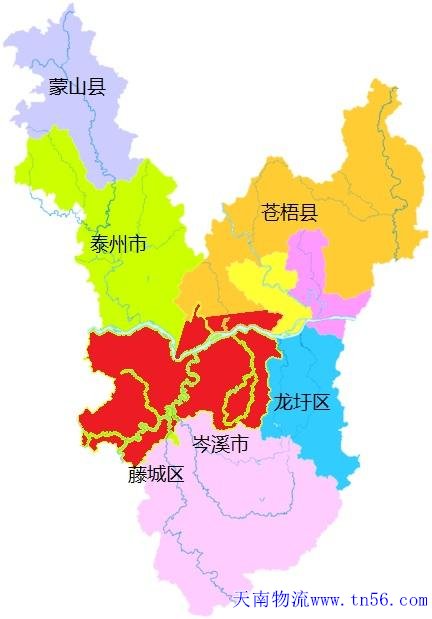 汉中到天水市物流地图